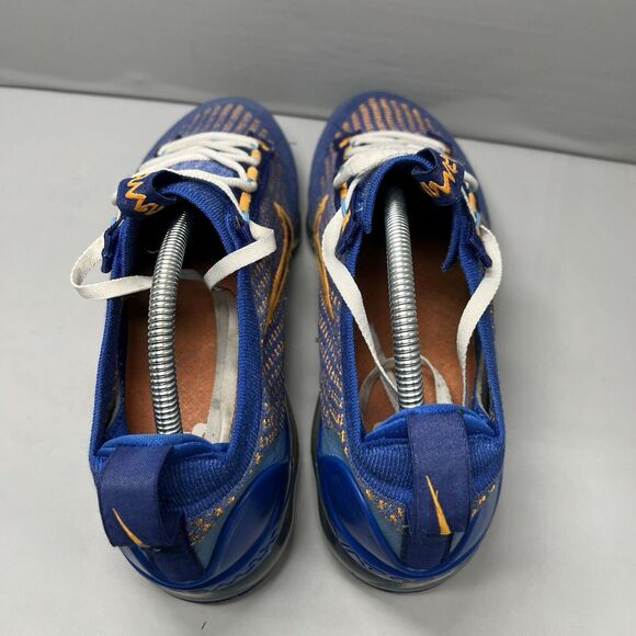 Nike Air VaporMax FK Flyknit 2021 New York Knicks FD0712 400 Men Sz 9 Preowned - Picture 8 of 14